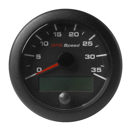 Veratron 3-3/8" (85mm) OceanLink&reg; GPS Speedometer - Black Dial & Bezel (0-35 K/MPH/KMH)