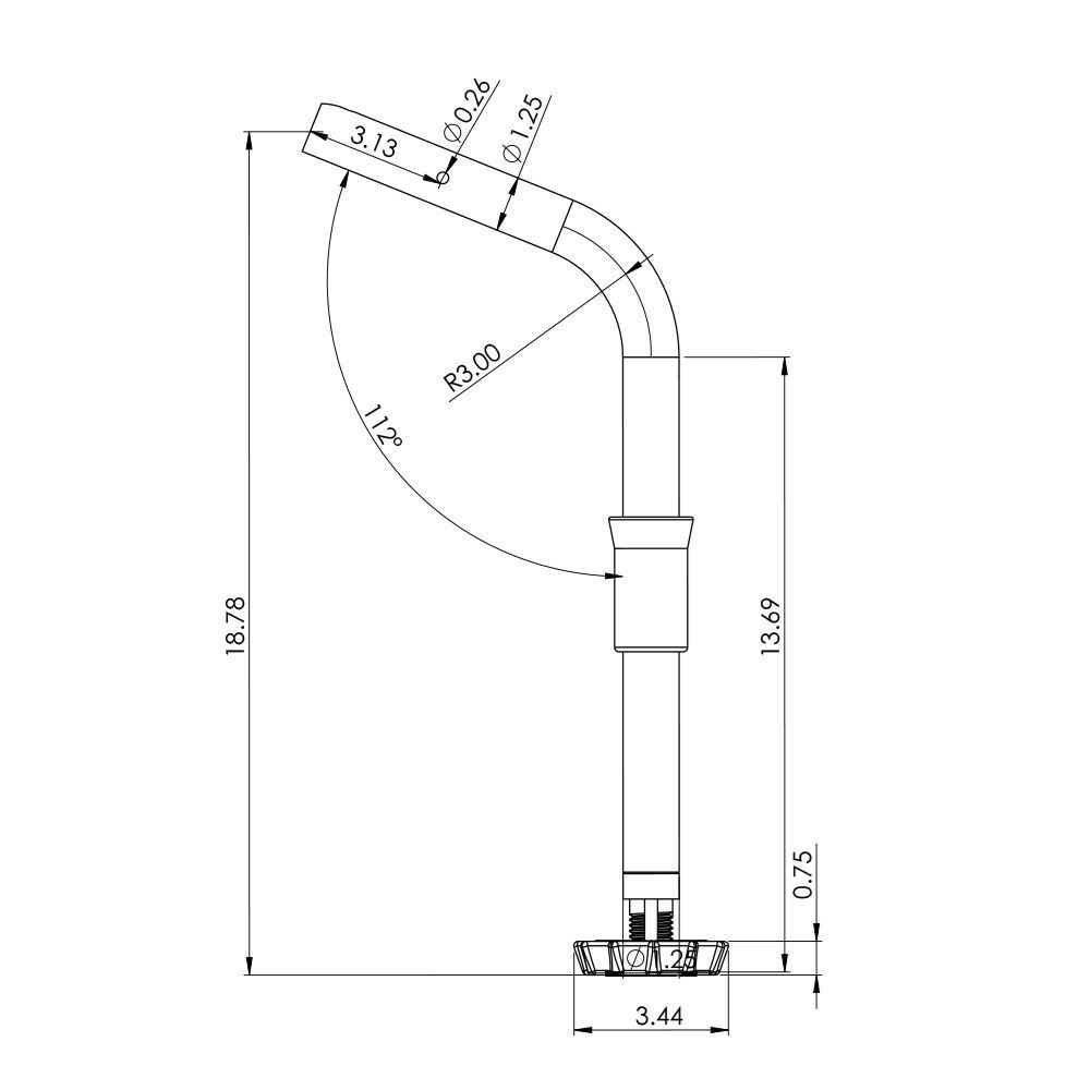 TACO ShadeFin Fixed Rod Holder Mount - Image 2