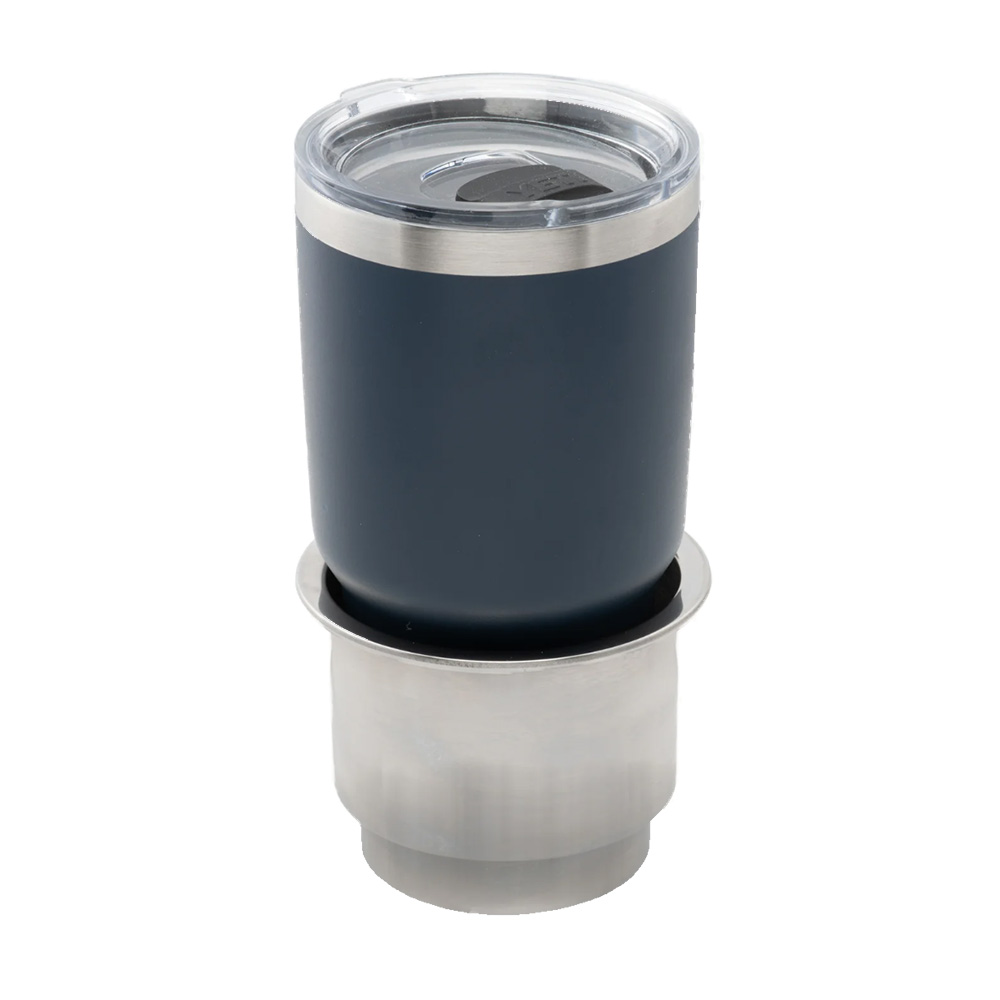Whitecap Large Stainless Steel Cupholder (Fits YETI) - Image 2