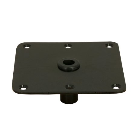 Springfield KingPin&trade; Standard Square Steel Base w/Stain E-Coat - 7"x7"