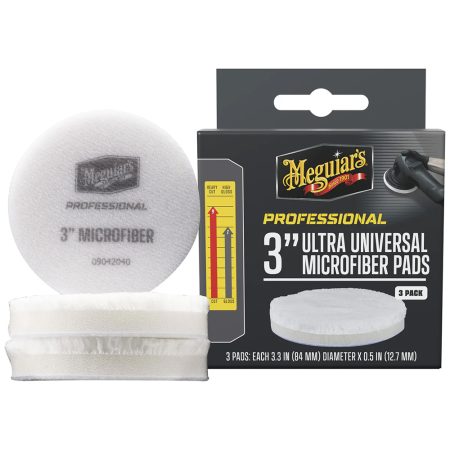 Meguiar's Professional 3" Ultra Universal Microfiber Pads *3-Pack
