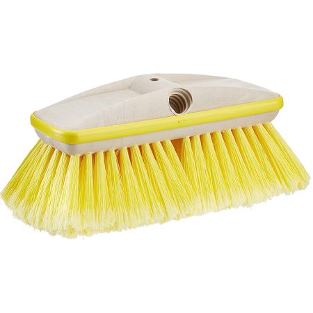 Star brite Deluxe Yellow Soft Wash 8" Brush Head w/Bumper - Dual Connections